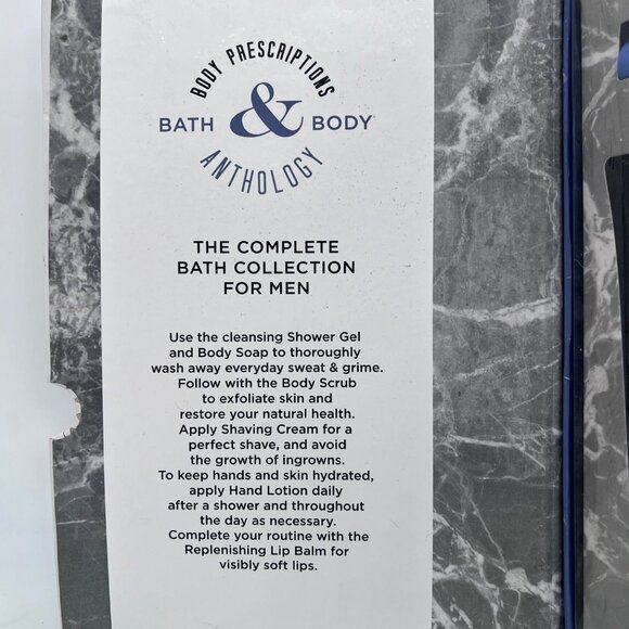 Mens Care Collection Shower Gel Shave Cream Body Soap Exfoliating Scrub Lip Balm - Picture 5 of 10